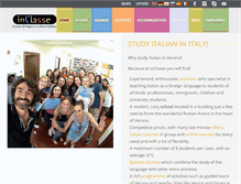 Tablet Screenshot of inclasse.it